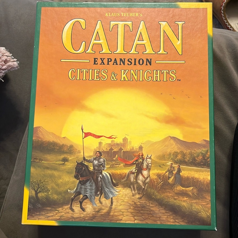 Catan Expansion Cities and Knights game, brand new never used